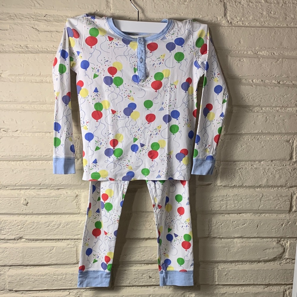The Beaufort Bonnet Company Balloon Print Kids Pajamas